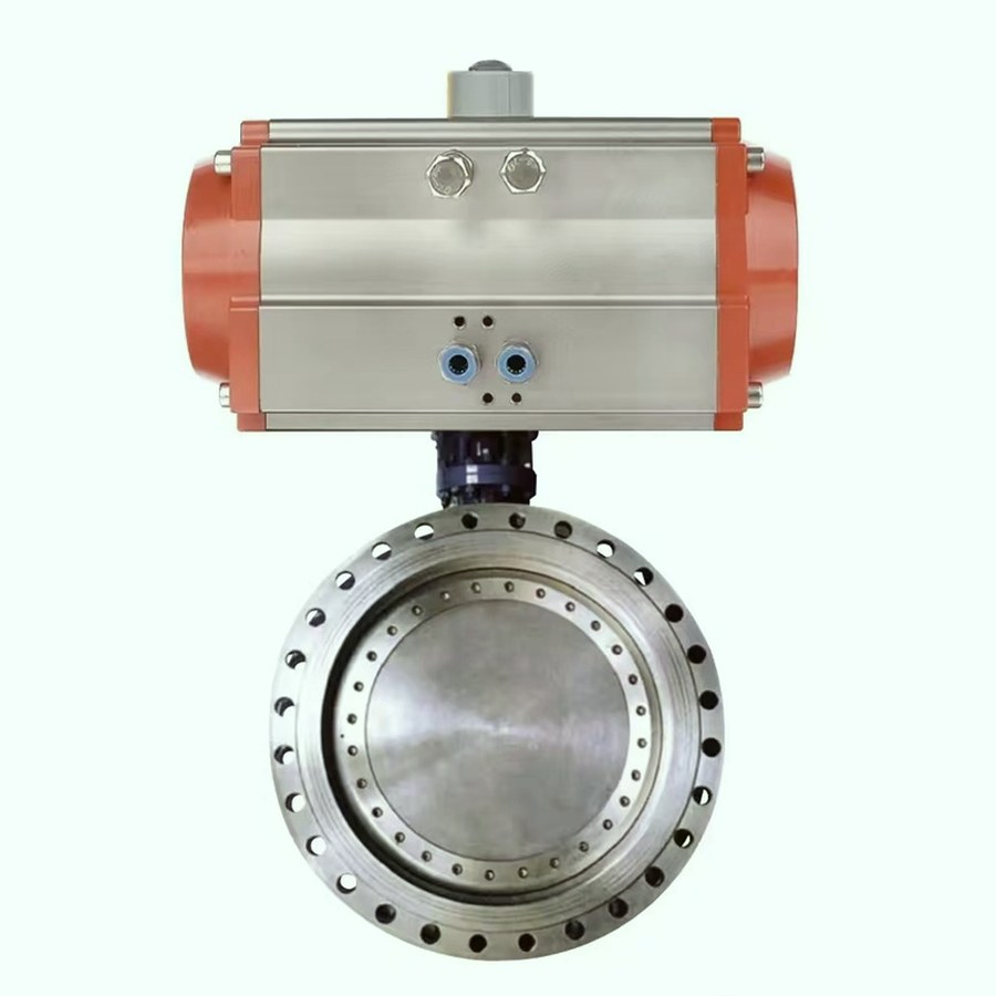 Pneumatic actuated butterfly valve