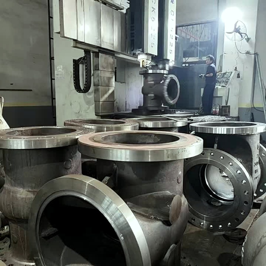 Pneumatic butterfly valve with nameplate